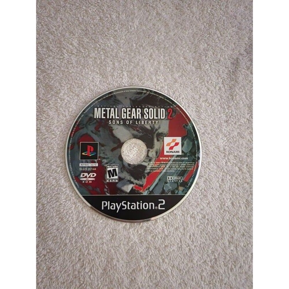 PlayStation 2 Metal Gear Solid 2 (Disc only)
